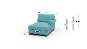 Manor Raf Chaise - Dimensions