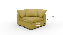 Fluffy Corner Wedge - Dimensions