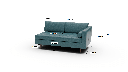 Ladybird Leather RAF Condo Sofa - Dimensions