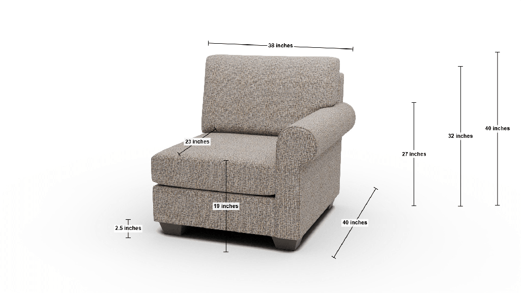 Manor Raf Chair - Dimensions