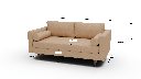 Ladybird 72" Loveseat - Dimensions