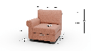 Manor Laf Chair - Dimensions