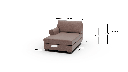 Manor Laf Chaise - Dimensions