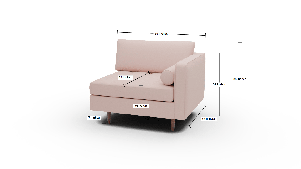 Ladybird RAF Chair - Dimensions