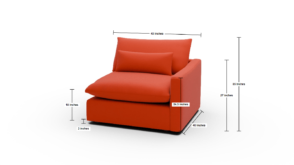 Bouldin Raf Chair - Dimensions