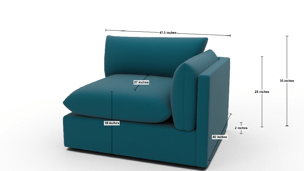 SoCo RAF Chair - Dimensions