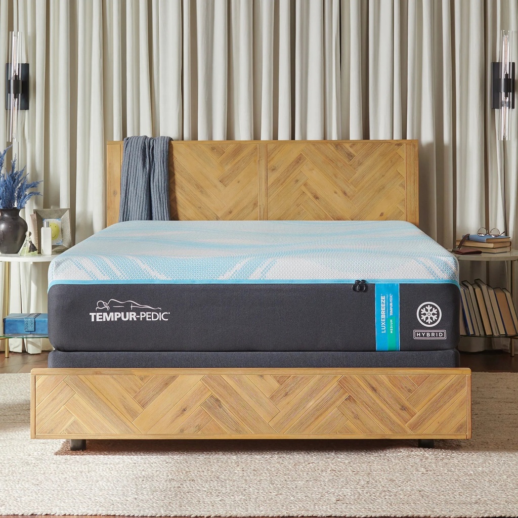 Tempur-LuxeBreeze® Medium Hybrid Mattress — view 9