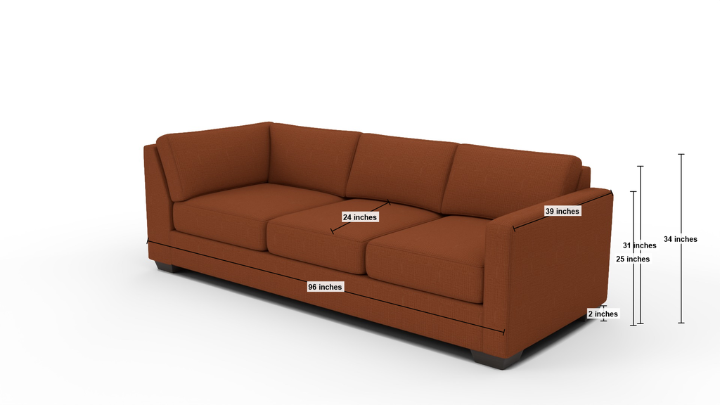 Track Raf Corner Sofa - Dimensions