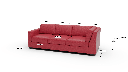 Track Leather LAF Corner Sofa - Dimensions