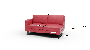 Wallace Leather Untufted Laf Condo Sofa - Dimensions