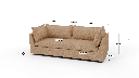 Cherrywood 95" Sofa - Dimensions