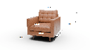 Wallace 34" Leather Arm Chair - Dimensions