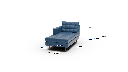 Wallace Leather Laf Chaise - Dimensions
