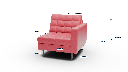 Wallace Leather Raf Chair - Dimensions