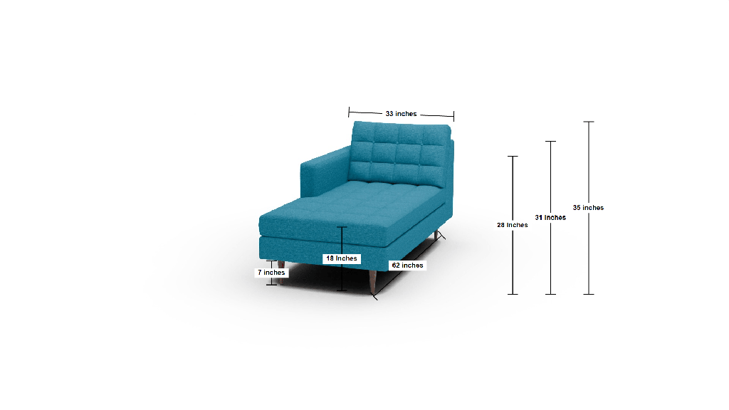 Wallace Laf Chaise - Dimensions