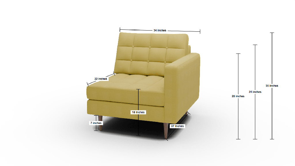 Wallace Raf Chair - Dimensions