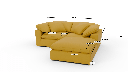 Fluffy 89" 2 Piece Sofa w/Otto - Dimensions