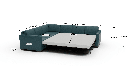 Track 121" Leather Left Corner Sectional With Raf Sleeper Sectional - Dimensions
