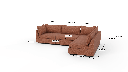 Cherrywood 129" LAF/LAF Sofa Sectional - Dimensions