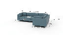 Bonnell 124" Right Corner Sectional - Dimensions