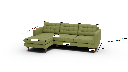 Wallace 98" Left Chaise Sectional - Dimensions