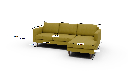 Wallace 98" Untufted Right Chaise Sectional - Dimensions