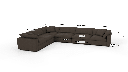 Fluffy 178" 6 Piece Large Corner Sectional - Dimensions