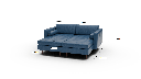 Ladybird 72" Leather Double Chaise - Dimensions