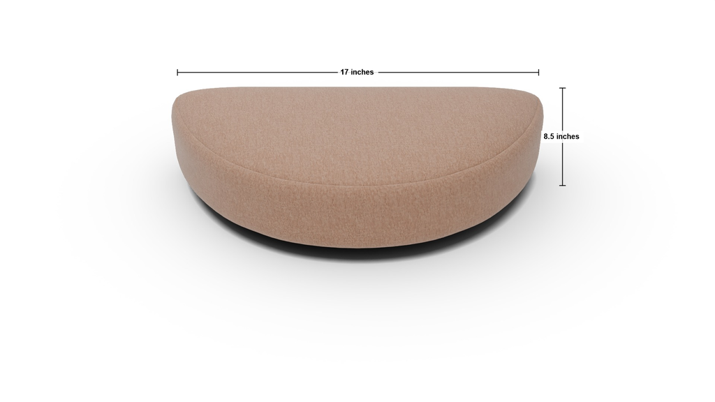 ACP 17 Half Round Pillow - Dimensions