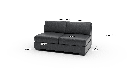 Track Leather Armless Loveseat - Dimensions