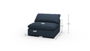 Fluffy DB Small Armless Chair - Dimensions
