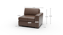 Mesa Leather RAF Chair - Dimensions