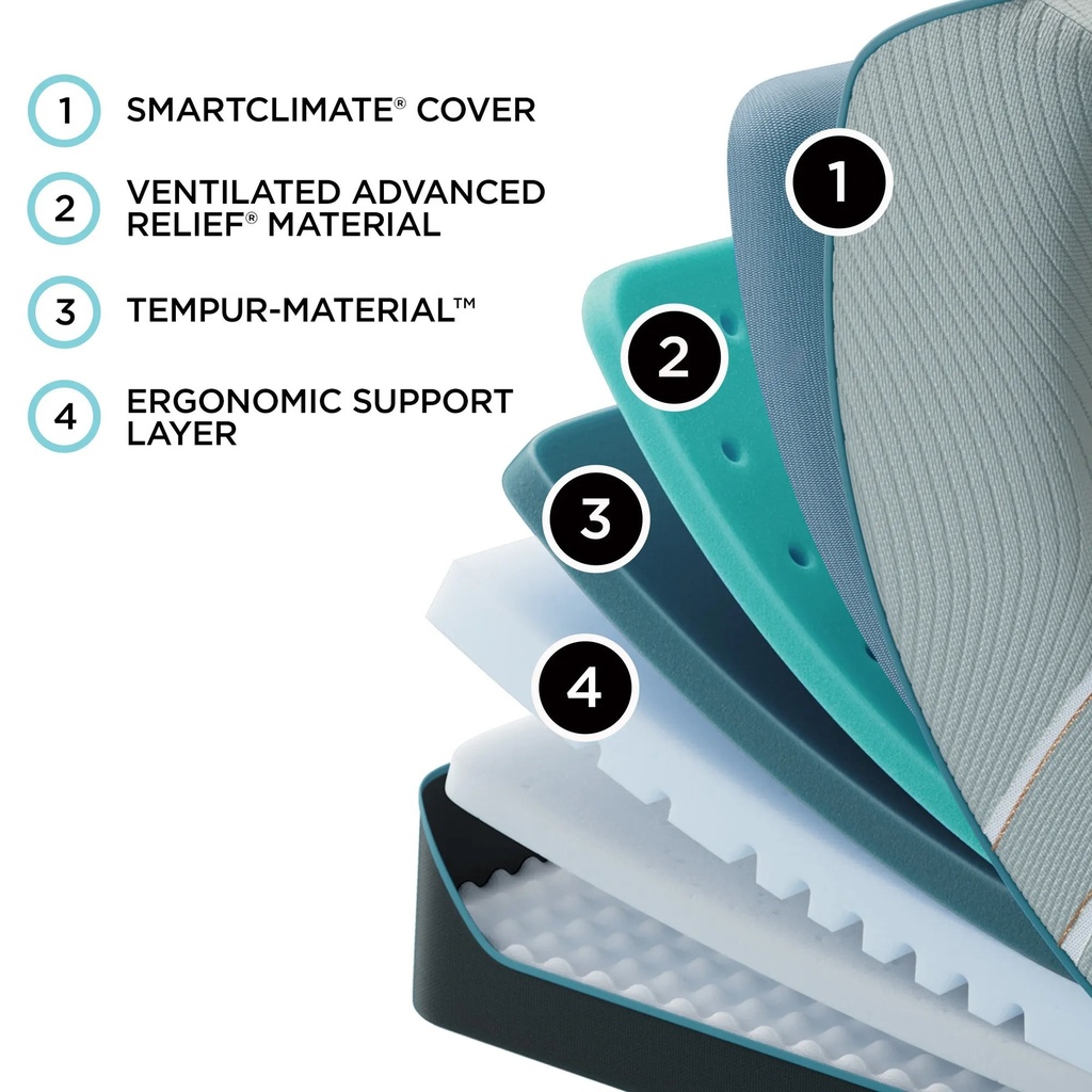 TEMPUR-LuxeAdapt® Firm Mattress — view 3