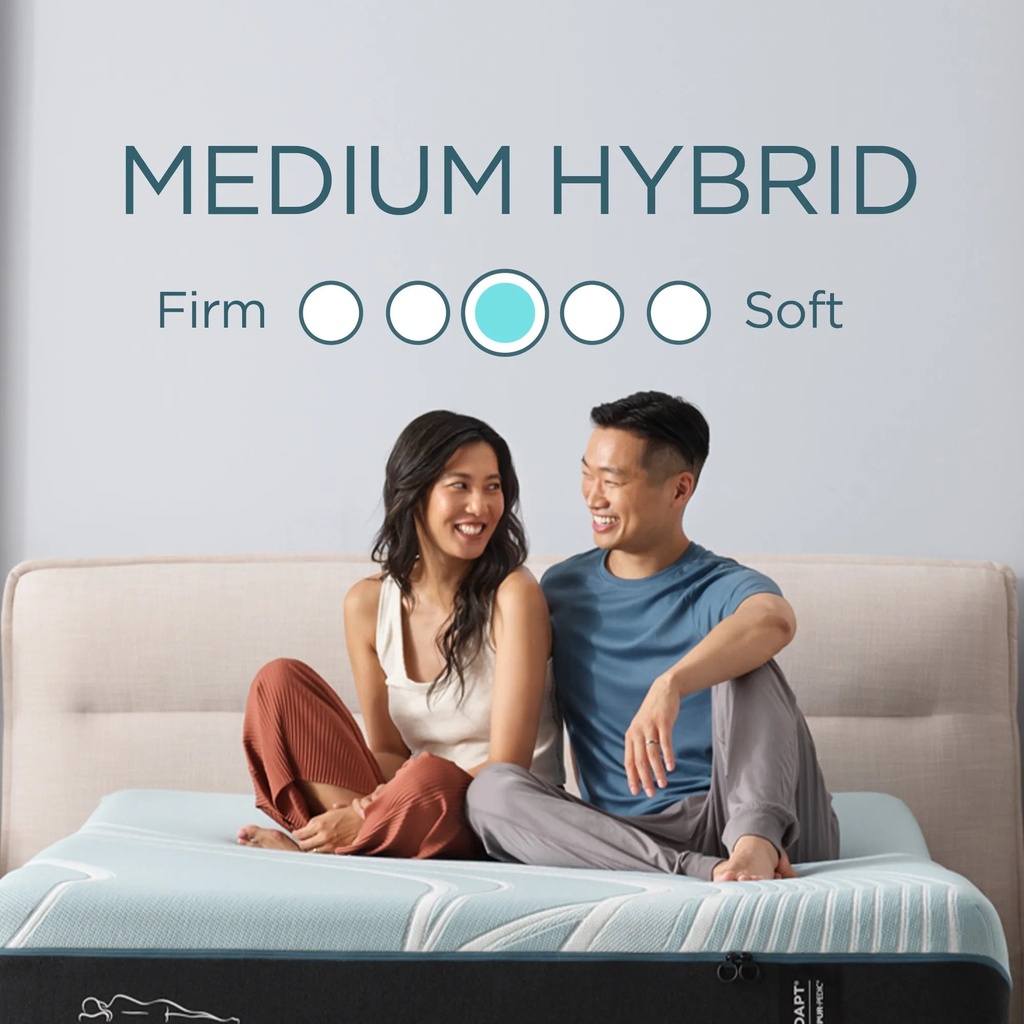 TEMPUR-LuxeAdapt® Medium Hybrid Mattress — view 2
