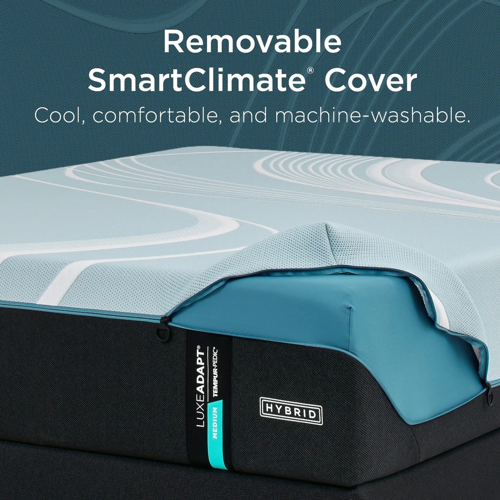 TEMPUR-LuxeAdapt® Medium Hybrid Mattress — view 4