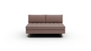 600-03 Ladybird Armless Loveseat