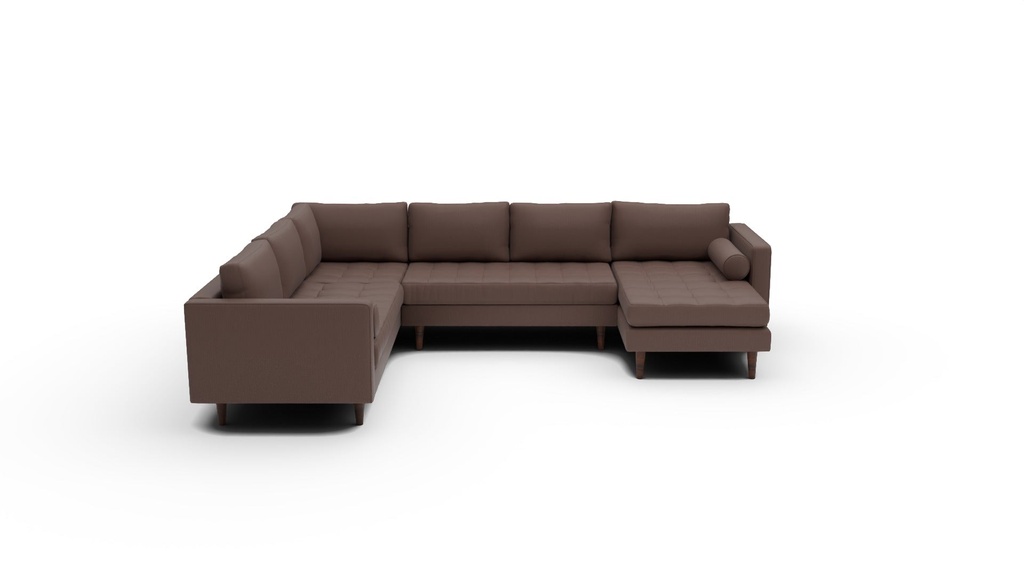 Ladybird 4 Pc Corner Sectional w/RAF Chaise (Amigo II Dusk)
