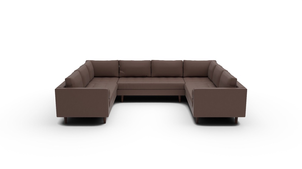 Ladybird 5 Pc U Sectional (Amigo II Dusk)