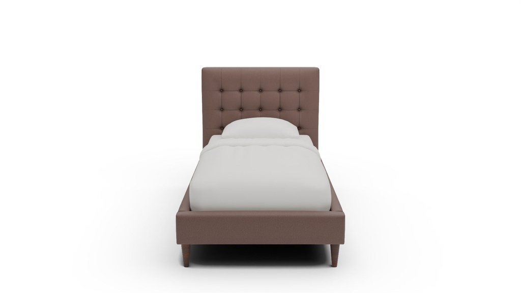 B500-33 Wallace Tufted Twin Bed (Amigo II Dusk)