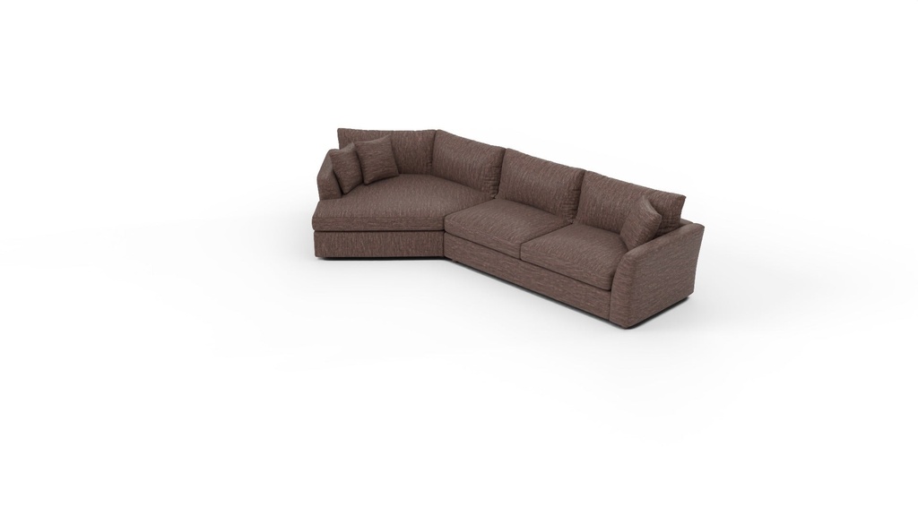 Cedar Park 2 Pc Sectional w/LAF Cuddler (Amigo II Dusk)