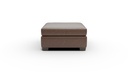 L400-07 Track Leather Cocktail Ottoman