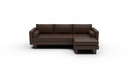 L600-90 Ladybird Leather Reversible Chaise Sofa