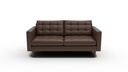 L500-25 Wallace Leather Apartment Sofa