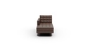 L500-82L Wallace Leather LAF Chaise 