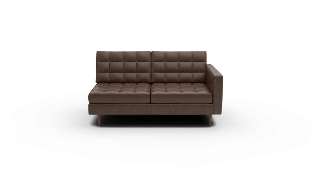 L500-26R Wallace Leather RAF Loveseat (Cheyenne Arrowshaft)