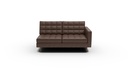 L500-26R Wallace Leather RAF Loveseat
