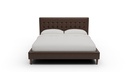 LB500-66 Wallace Tufted Leather King Bed