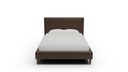 LB555-50 Wallace Untufted Leather Queen Bed