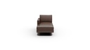 L555-82L Wallace Untufted Leather LAF Chaise