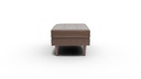 L500-02 Wallace Leather Ottoman